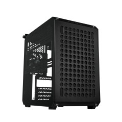 Cooler Master Qube 500 FLATPACK Extended ATX Case - Stylish Black Design, No Power Supply Included - Enhance Your Build Today!